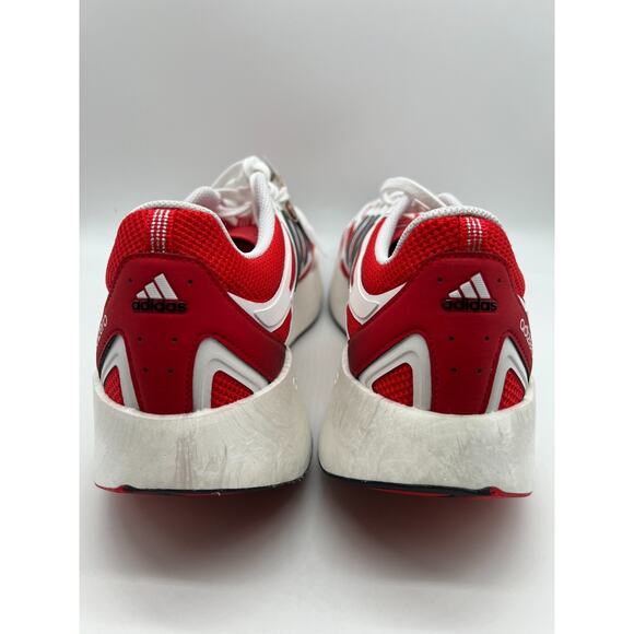 adidas Adizero Aruku White Pure Ruby Red JI0308 Running Shoes Men's 13 - Picture 16 of 16